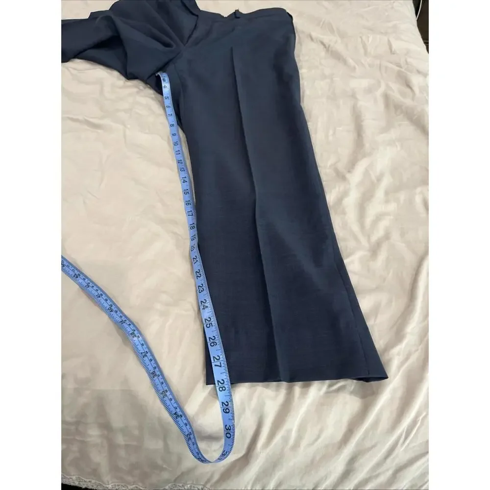 NORDSTROMS MENS BLUE DRESS PANTS WOOL AND MOHAIR 36x28 GREAT CONDITION!